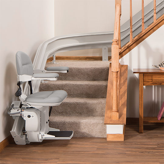 San Jose Bruno curved cre-2110 stairway staircase chairstair lift