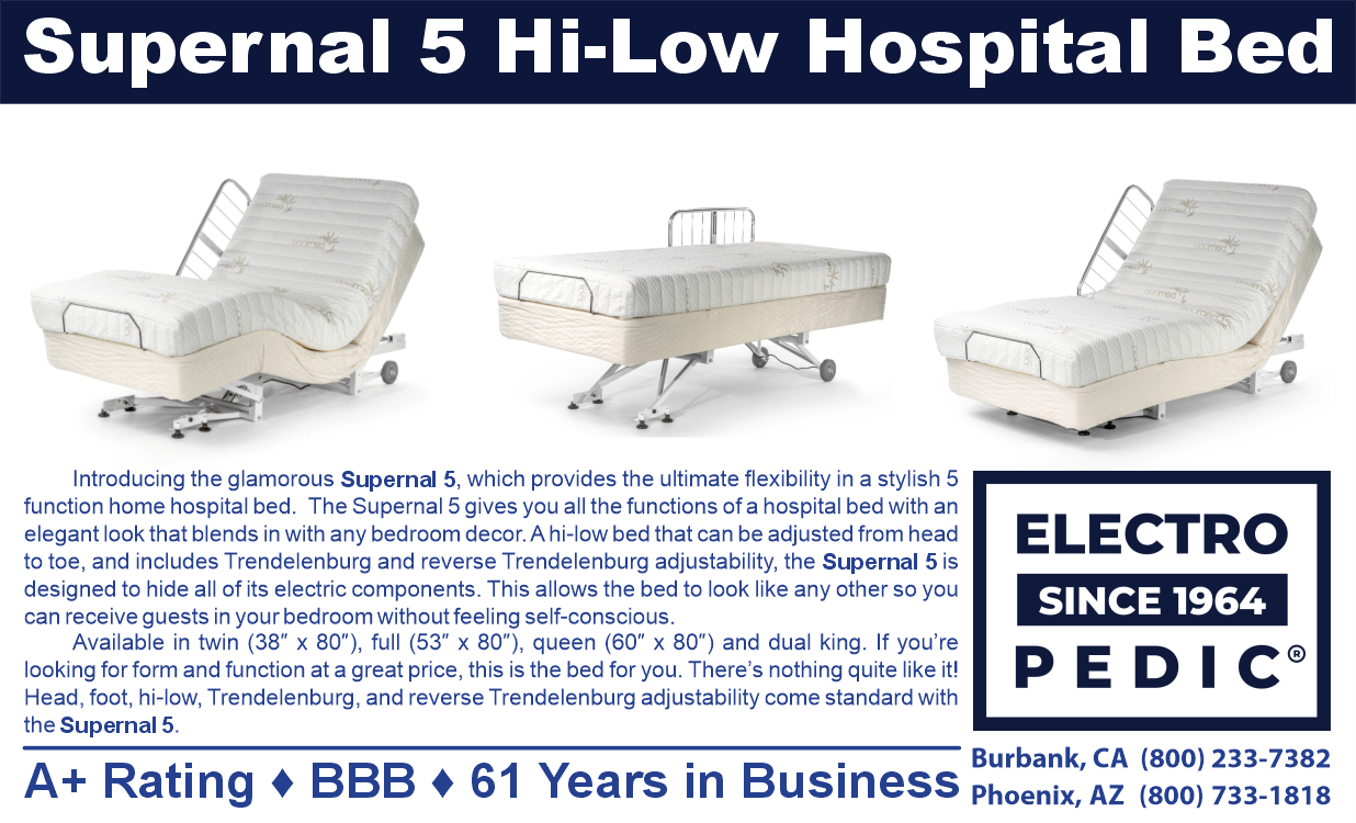 Supernal 5 hi-lo adjustable bed with reverse trendellenburg